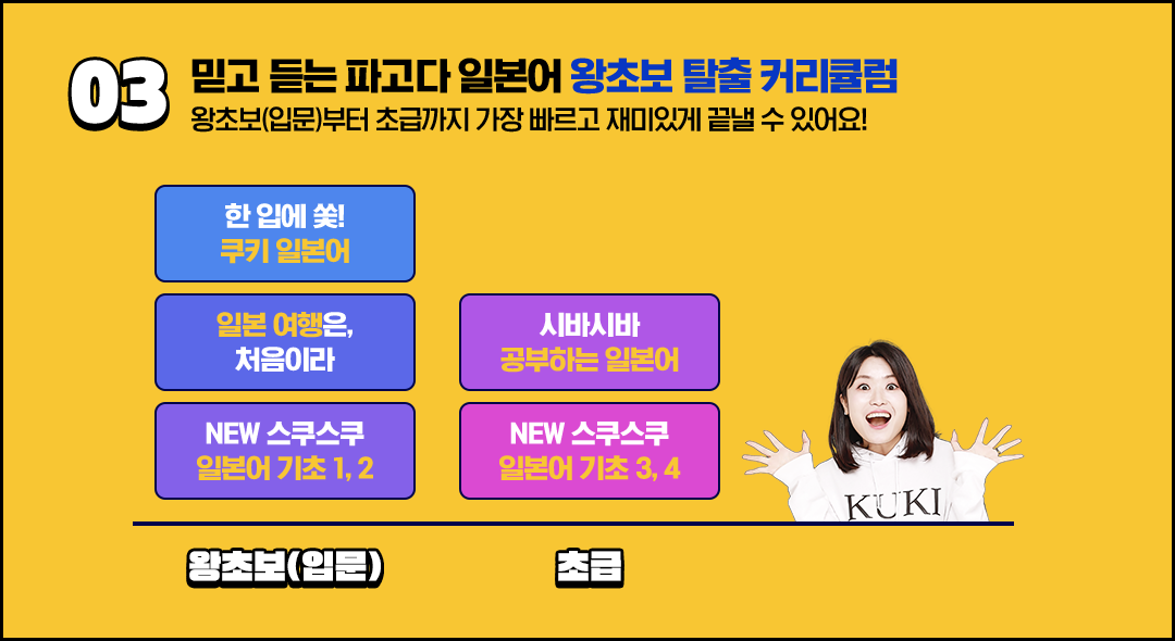 03.믿고 듣는 파고다 일본어 왕초보 탈출 커리큘럼