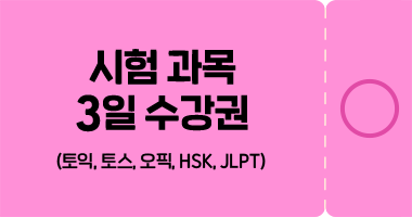 시험과목 3일 수강권