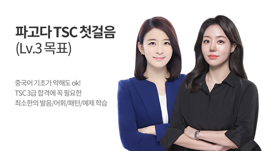 파고다 TSC 첫걸음 (Lv.3 목표)</br><font color=red> (*1:1 코칭권 옵션 결제 상품)</font> 상품 고정이미지