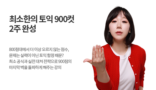 최소한의 토익 900컷 2주 완성 상품 고정이미지